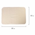 Тряпка для пола 60х80 см, трехслойная, нитепрошивная (НЕТКОЛ), 360 г/м2, 100% хлопок, LAIMA, 606632 606632