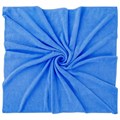 Тряпка из микрофибры 50х60 см, АВТО / ДОМ / ОФИС, "OVERLOCK INDIGO COLOUR", синяя, 220 г/м2, LAIMA HOME, 608222 608222