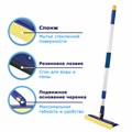 Окномойка LAIMA вращающаяся, телескопическая ручка, рабочая часть 25 см (стяжка, губка, ручка), для дома и офиса, 601494 601494