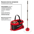 Комплект для уборки: швабра, ведро 19 л/9 л с отжимом центрифуга, 2 круглые насадки, LAIMA, 606303, M029B 606303