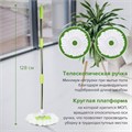 Комплект для уборки: швабра, ведро 7 л/5 л с отжимом центрифуга, 2 круглые насадки-кольцо, LAIMA, 603624 603624