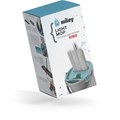 Комплект для уборки: швабра, ведро 8 л/7 л двухкамерное с отжимом, насадка, LIGHT MOP, MILEY, 901-618 607750
