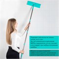 Комплект для уборки: швабра, ведро 9 л/7 л двухкамерное с отжимом, 3 насадки МОП (кармашки с двух сторон) COMPACT MOP, LAIMA, 607389 607389
