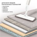 Насадки МОП для швабры липучка, КОМПЛЕКТ 2 шт., микрофибра, объемный ворс+кант, 41х14 см, LAIMA, 609144 609144
