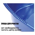 Совок для мусора + щетка, рукоятки 80 см пластик, синий, "ЛЕНИВКА XL", LAIMA, 608212 608212
