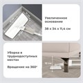 Швабра с распылителем UltraSpray Z, 2 насадки из микрофибры с плоским ворсом, скребок, LAIMA, 609145 609145