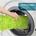 Швабра с флаундером 40 см, черенок 110 см евро, насадка МОП микрофибра СИНЕЛЬ, индивидуальная упаковка пакет, ЛЮБАША, 606313 606313