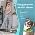 Швабра с флаундером 40 см, черенок 110 см, еврорезьба, насадка МОП микрофибра, индивидуальная упаковка пакет, ЛЮБАША, 606312 606312