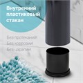 Ерш для унитаза LAIMA, с подставкой, металл, черный, глянцевый, 604960 604960