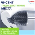 Ершик для унитаза силиконовый ROUND TYPE напольный / настенный с креплением и пинцетом LAIMA, 608133 608133