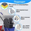 Тележка уборочная BRABIX, 2 съемных ведра 17 л, механический отжим, пластиковый каркас, 606660 606660