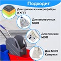 Тележка уборочная BRABIX, 2 съемных ведра 23 л, механический отжим, пластиковый каркас, 606659 606659