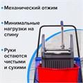 Тележка уборочная BRABIX, 2 съемных ведра 23 л, механический отжим, пластиковый каркас, 606659 606659