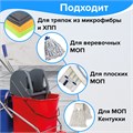 Тележка уборочная BRABIX, 2 съемных ведра 25 л, механический отжим, металлический каркас, 601499 601499
