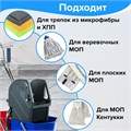 Тележка уборочная BRABIX, 2-съемных ведра по 15 л, отжим, корзина, держатель для мусорного мешка с поддерживающей платформой, 601500 601500