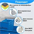 Тележка уборочная BRABIX, ведро 20 л, механический отжим, универсальная для ОФИСА/ДОМА, синяя, 601497 601497