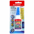 Клей-Гель моментальный ультрапрочный суперклей BRAUBERG EXTRA, 20 г, МАКСИМАЛЬНЫЙ ОБЪЕМ, 608102 608102