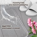 Комплект ковриков MEMORY EFFECT для ванной 50х80 см и туалета 40х60 см светло-серый LAIMA HOME, 608446 608446