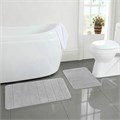 Комплект ковриков MEMORY EFFECT для ванной 50х80 см и туалета 40х60 см светло-серый LAIMA HOME, 608446 608446