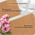 Комплект ковриков MEMORY EFFECT для ванной 50х80 см и туалета 40х60 см, персиковый, LAIMA HOME, 608447 608447
