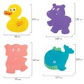 Мини-коврик для ванной набор 8 штук, АССОРТИ, BRAUBERG KIDS, картонная коробка, 665186 665186
