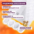 Штора для ванной комнаты LENS FLARE с 3D-эффектом водонепроницаемая, 180х180 см, LAIMA HOME, 608450 608450