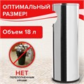 Урна с пепельницей 18 литров, 580х210 мм, нержавеющая сталь, зеркальная, LAIMA PROFESSIONAL, 606297 606297