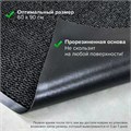 Коврик входной ИЗНОСОСТОЙКИЙ влаговпитывающий 60х90 см, толщина 8 мм, ТАФТИНГ, серый, LAIMA EXPERT, 606883 606883