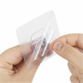 Крючки самоклеящиеся универсальные 7х7 см, КОМПЛЕКТ 5 шт., сталь + ПВХ, LAIMA Home, 608790 608790