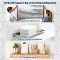 Крючки-кронштейны самоклеящиеся 6х6 см, КОМПЛЕКТ 10 шт., акриловый клей, LAIMA Home, 608794 608794