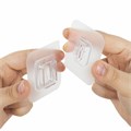Крючки-кронштейны самоклеящиеся 6х6 см, КОМПЛЕКТ 10 шт., акриловый клей, LAIMA Home, 608794 608794