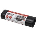 Мешки для мусора 120 л, черные, в рулоне 10 шт., прочные, ПНД 20 мкм, 70х110 см, ОФИСНАЯ ПЛАНЕТА, 601390 601390