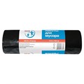 Мешки для мусора 240 л, черные, в рулоне 10 шт., ПВД, 30 мкм, 112х140 см, PACLAN Professional, 1338717 606336