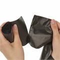 Мешки для мусора 30 л, черные, в рулоне 20 шт., прочные, ПНД 10 мкм, 50х60 см, ОФИСНАЯ ПЛАНЕТА, 601380 601380