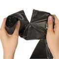 Мешки для мусора 30 л, черные, в рулоне 30 шт., ПНД 8 мкм, 50х60 см, ОФИСМАГ стандарт, 601379 601379