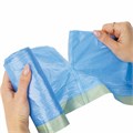 Мешки для мусора с завязками 30 л, синие, в рулоне 20 шт., прочные, ПНД 12 мкм, 50х60 см, LAIMA, 601395 601395