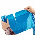 Мешки для мусора с завязками 35 л, синие, в рулоне 30 шт., ПНД 13 мкм, 48х52 см, ЛЮБАША, 608095 608095