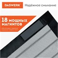 Москитная сетка дверная на магнитах 100х210 см, антимоскитная, черная, DASWERK, 607985 607985