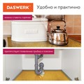 Самоклеящаяся пленка, алюминиевая фольга защитная для кухни/дома, 0,6х3 м, золото, узор, DASWERK, 607847 607847