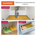 Самоклеящаяся пленка, алюминиевая фольга защитная для кухни/дома, 0,6х3 м, золото, узор, DASWERK, 607847 607847