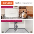 Самоклеящаяся пленка, алюминиевая фольга защитная для кухни/дома, 0,6х3 м, серебро, кубы, DASWERK, 607848 607848