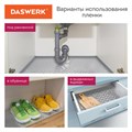 Самоклеящаяся пленка, алюминиевая фольга защитная для кухни/дома, 0,6х3 м, серебро, кубы, DASWERK, 607848 607848