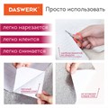 Самоклеящаяся пленка, алюминиевая фольга защитная для кухни/дома, 0,6х3 м, серебро, узор, DASWERK, 607846 607846