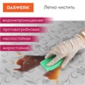 Самоклеящаяся пленка, алюминиевая фольга защитная для кухни/дома, 0,6х3 м, серебро, цветы, DASWERK, 607849 607849