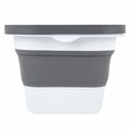 Таз складной силиконовый 16 литров со складными ручками 47х28 см для дома и дачи, LAIMA Home, 608671 608671