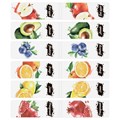 Закладки для книг МАГНИТНЫЕ, "FRUITS", набор 12 шт., 60x20 мм, BRAUBERG, 113173 113173