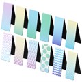 Закладки для книг МАГНИТНЫЕ, "GRADIENT", набор 12 шт., 60x20 мм, BRAUBERG, 113170 113170