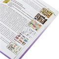 Закладки для книг МАГНИТНЫЕ, "LETTERS", набор 6 шт., 35x25 мм, BRAUBERG, 113166 113166