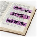 Закладки для книг с магнитом "ГЛАМУР", набор 6 шт., блестки, 25x196 мм, ЮНЛАНДИЯ, 111640 111640