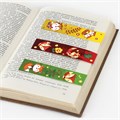 Закладки для книг с магнитом "ЛИСЯТА", набор 6 шт., блестки, 25x196 мм, ЮНЛАНДИЯ, 111639 111639